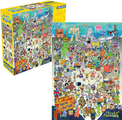 SPONGEBOB SQUAREPANTS CAST 1000 PC JIGSAW PUZZLE