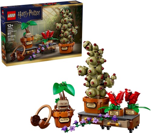 HARRY POTTER HOGWARTS HERBOLOGY PLANTS