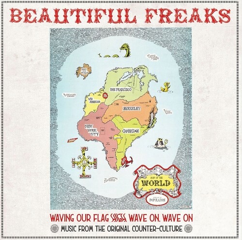 Beautiful Freaks - Waving Our Flag High Wave On - Beautiful Freaks - Waving Our Flag High, Wave On, Wave On: Music from vinyl record cover