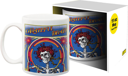 Grateful Dead Skull & Roses LP Cover Art 11Oz Mug - Grateful Dead Skull & Roses Lp Cover Art 11oz Mug