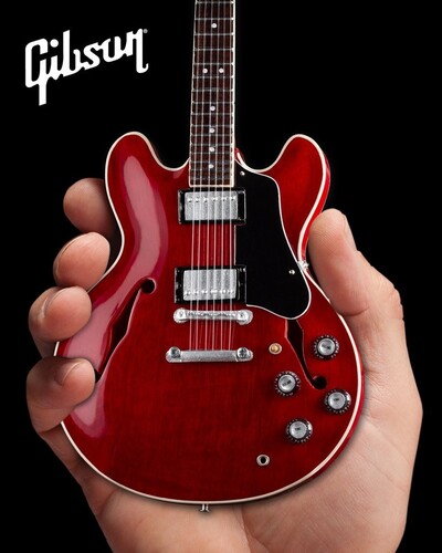 AXE HVN GG320 GIBSON ES335 FADED CHERRY RED MINI G