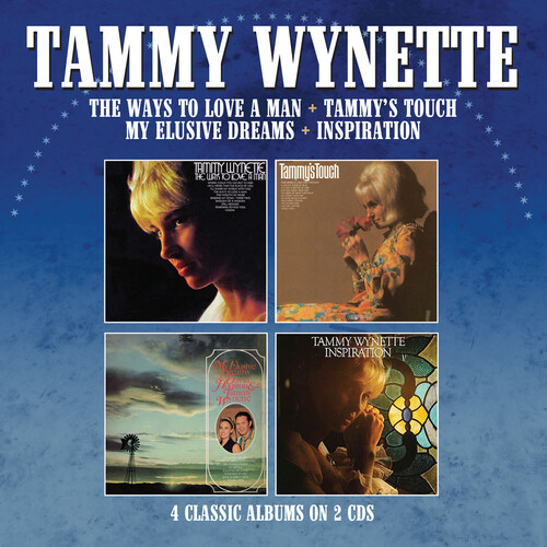 Tammy Wynette - Ways To Love A Man / Tammy's Touch / My Elusive Dreams / Inspirations vinyl record cover
