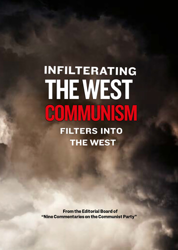 Infiltrating the West - Communism Filters Into the - Infiltrating the West - Communism Filters Into The West