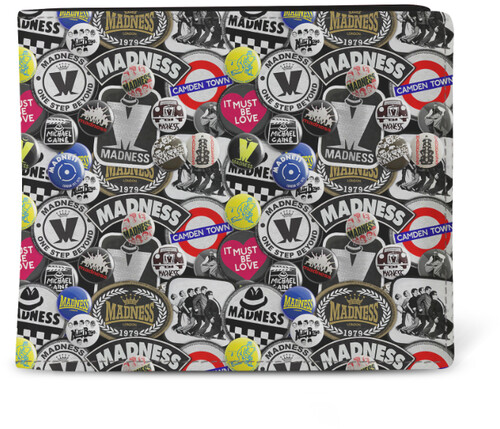 Rocksax - Madness - Badges - Wallet with Coin Pocket (Multi-Colored)
