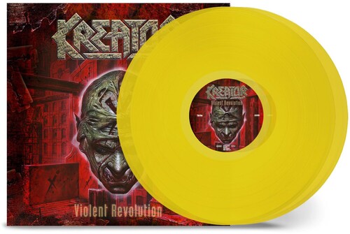 Kreator - Violent Revolution - Yellow vinyl record cover