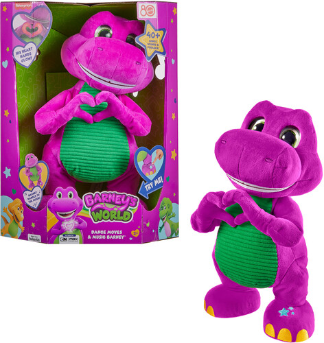 BARNEY DELUXE FEATURE PLUSH
