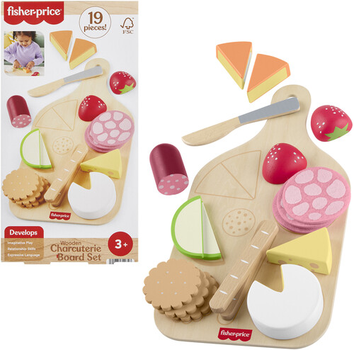 Fisher Price - Wooden Charcuterie Board Set