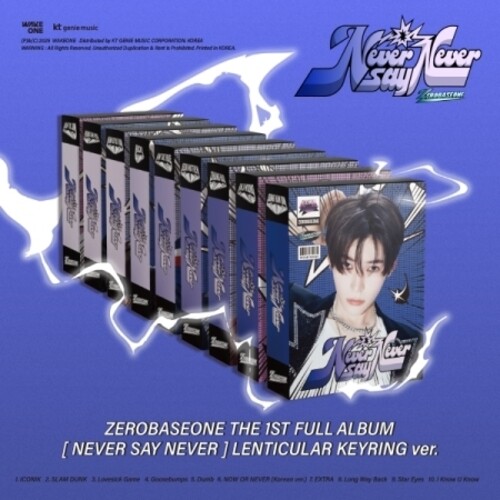 Never Say Never - Lenticular Keyring Version - incl. Lenticular Keyring, Photocard Set, Random Photocard + QR Card