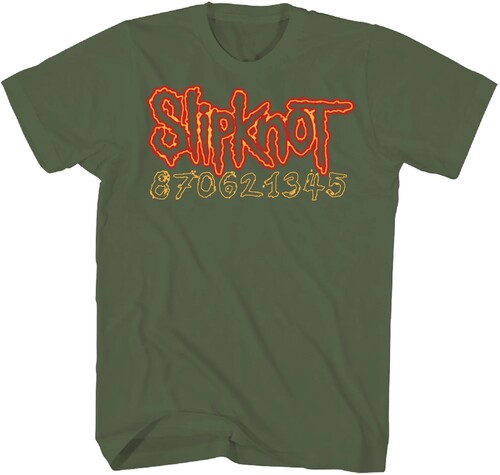 SLIPNOT NEON DON'T JUDGE ME F/ B PRINT 2XL GREEN