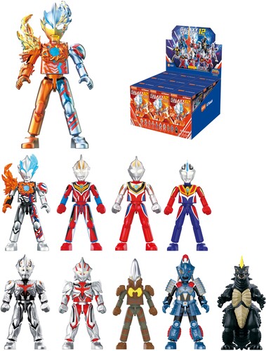 Blokees - Ultraman - Galaxy Version - Wv12: Blazar's Starlight 9ct Model Kit Display
