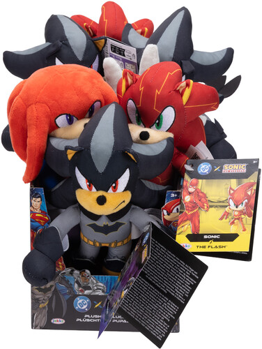 JAKKS PACIFIC DC X SONIC 9IN PLUSH ASST