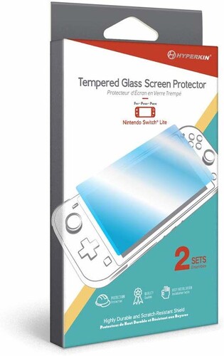 Hyperkin Temper Glass Screen Protect Swi Lite 2Pk - Hyperkin Tempered Glass Screen Protector for Nintendo Switch Lite(2-Sets) for Nintendo Switch