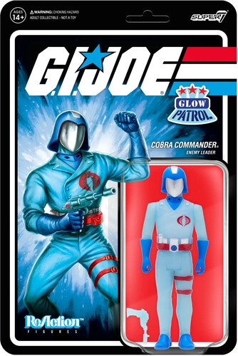 G.I. JOE WAVE 1B - COBRA COMMANDER (GLOW PATROL)