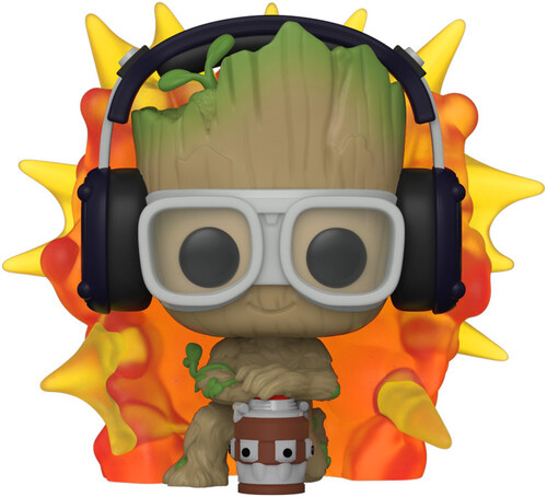 I AM GROOT - GROOT SHORTS W/  DETONATOR