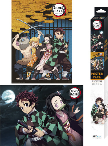 DEMON SLAYER - BOXED POSTER SET|alliance entertainment