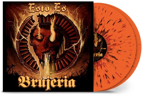 Esto Es Brujeria - Orange, Red & Black Splatter