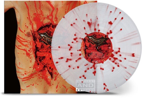 Indecent & Obscene - Clear w/  Red Splatter