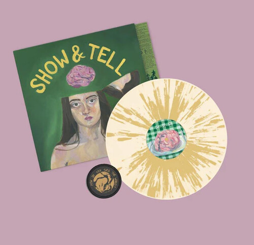Show & Tell - Cream Colored Vinyl With Mustard Yellow Splatter