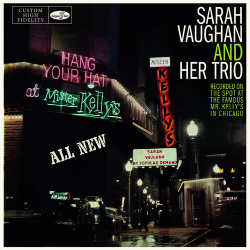 Sarah Vaughan & Her Trio - At Mister Kelly's (Bonus Tracks) vinyl record cover