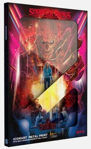 STRANGER THINGS ICONART METAL PRINT