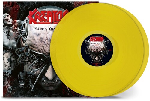 Kreator - Enemy Of God - Yellow vinyl record cover
