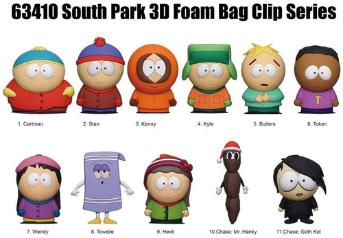 SOUTH PARK 3D FOAM BAG CLIP