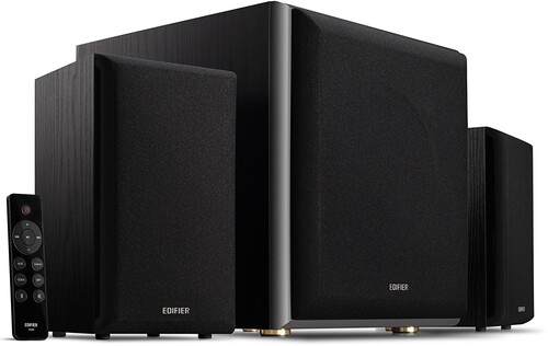 Edifier S351DB Bluetooth Multi-Media Bookshelf System with Subwoofer 150 Watts (Black)