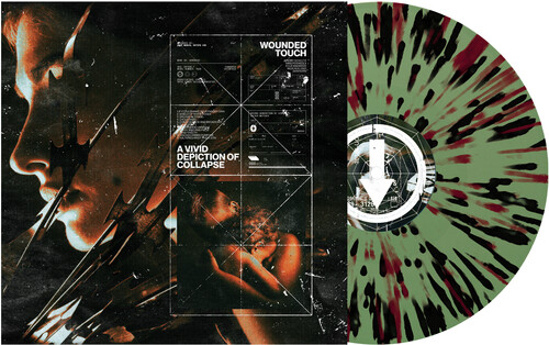 A Vivid Depiction of Collapse - Green/ Red/ Black Splatter
