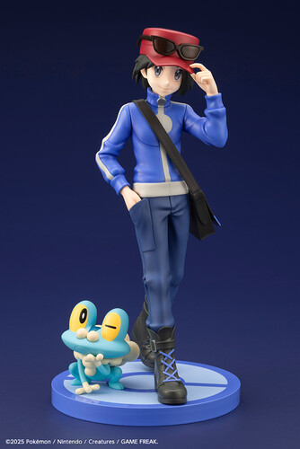 POKEMON - CALEM WITH FROAKIE ARTFX-J STATE