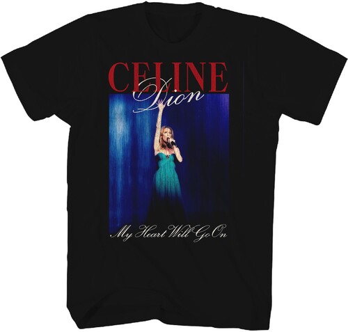 CELINE DION MY HEART PHOTO TSHIRT SM 10891003A1