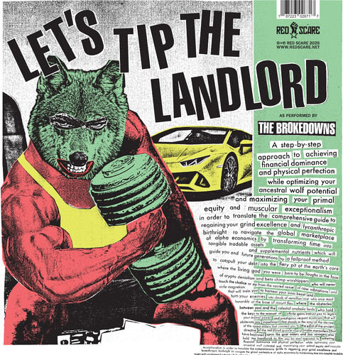 Brokedowns - Let's Tip The Landlord vinyl record cover