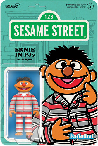 SESAME STREET REACTION FIGURES WAVE 06 - ERNIE (PJ