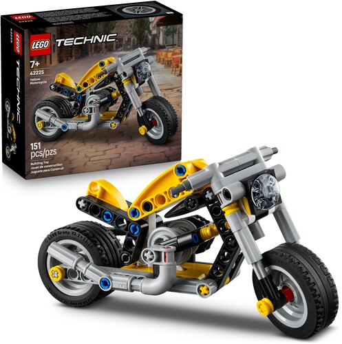 TECHNIC YELLOW MOTORCYCLE