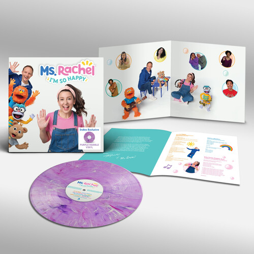 Ms. Rachel - I'm So Happy vinyl record cover