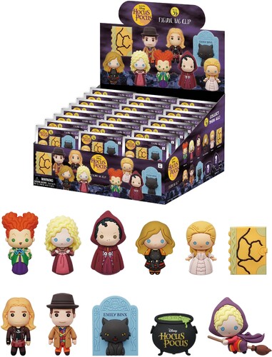 HOCUS POCUS 3D FOAM BAG CLIP 24CT PDQ