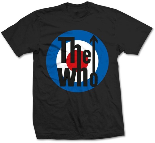 The Who - The Who Classic Target Black Unisex Short Sleeve T-shirt Small