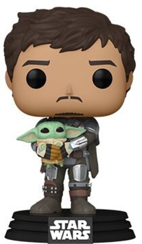 POP STAR WARS MANDALORIAN MANDO HOLDING CHILD