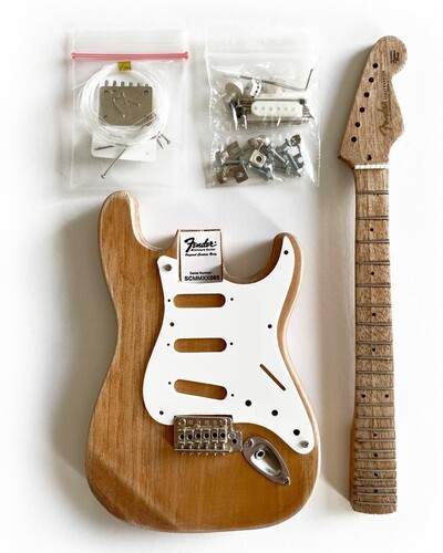 FENDER STRATOCASTER BUILD YOUR OWN MINI GUITAR KIT -  alliance entertainment