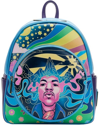 JIMI HENDRIX PSYCHEDELIC LANDSCAPE ZIP MINI BACKPA