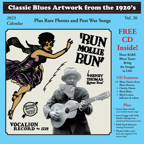 CLASSIC BLUES ARTWORK FROM THE 1920S CALENDAR (2023) (various artists)