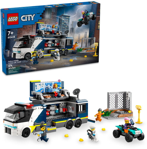 LEGO CITY POLICE MOBILE CRIME LAB TRUCK