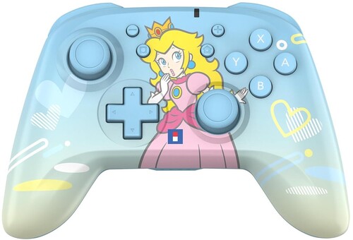 Switch Accessory:  Wireless Controller - HORI-Pad - City Pop Peach:  Officially Licensed by Nintendo