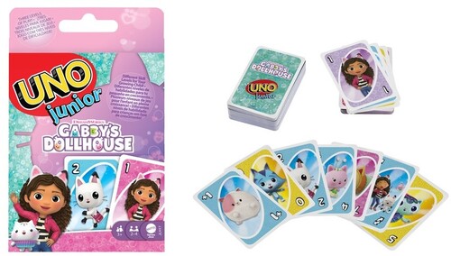 Mattel Games - Uno Jr. Gabby's Dollhouse
