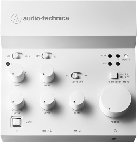 AUDIO TECHNICA ATUMX3WH STRMG USB AUDIO MIXER WHT