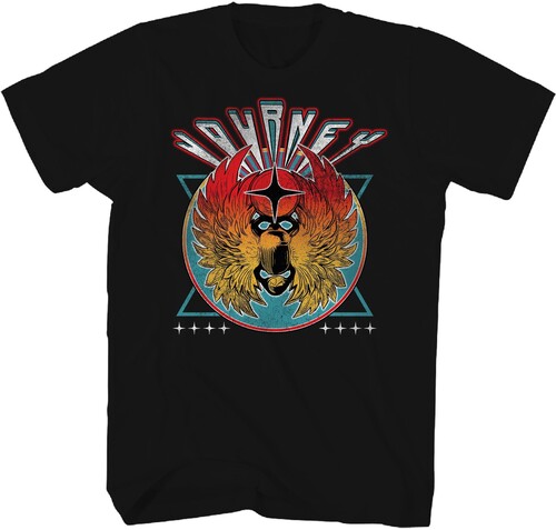 Journey - Star Logo T-Shirt - 2XL Black TS0002JORA5