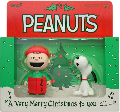 PEANUTS REACTION FIGURES - 2 PK CHARLIE BROWN AND