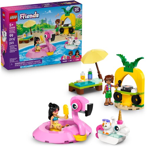 FRIENDS UNICORN & FLAMINGO POOL PARTY