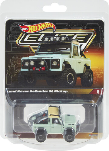 Mattel Collectible - Hot Wheels Collectors: 1/64 Elite 64 Series Land Rover Defender 90 Pickup