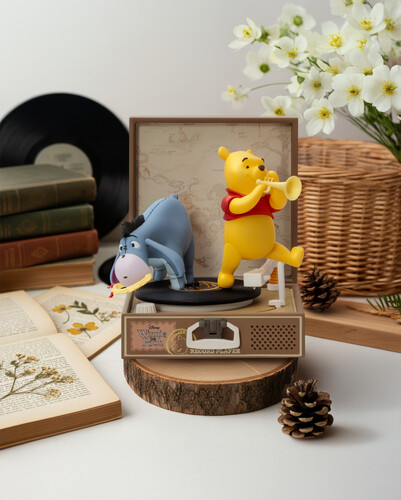 D-STAGE RECORD PLAYER SER POOHS HUNDRED ACRE BAND