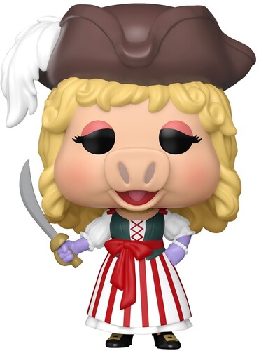 Miss piggy 新品 PAMEO POSE ティアード パフスリーブ Funko POP! Movies: Muppets Treasure Island - Miss Piggy